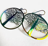 Tree of Life Colorful Earrings/Tree Earrings/Niobium - Janine Design