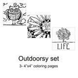 Art kit, Travel Art Kit, COLORED PENCIL