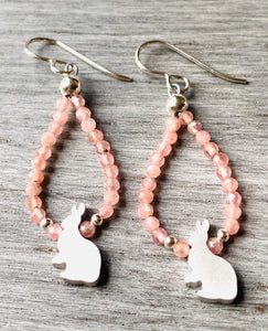 Rhodochrosite Earrings