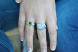 Rainbow Quartz Doublet/ Mystical Quartz Ring/ Mystical Jewelry/ rainbow doublet