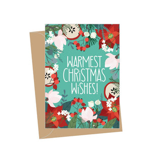 Mini Floral Holiday, Folded Enclosure Cards