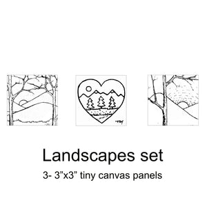 Art kit, Travel Art Kit, ACRYLIC - Janine Design