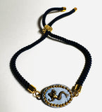 Sparkle Charm Bracelet, Cord Bracelet - Janine Design