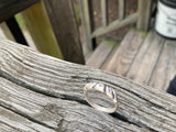 Silver Leaf Ring, Diamond Ring - Janine Design