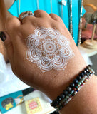 White Lace Temporary Tattoos- Fake Tattoos - Janine Design