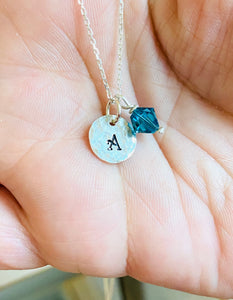 Custom Initial Necklace , Customized Necklace