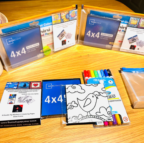 Art kit, Travel Art Kit, ACRYLIC
