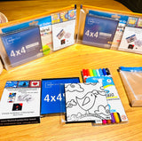 Art kit, Travel Art Kit, ACRYLIC - Janine Design