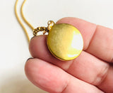 Peace Necklace, Long charm Necklace. Layering necklace - Janine Design