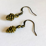 Tiny Pinecones/ Pinecone Earrings