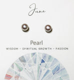Birthstone Studs, Silver Studs, Genuine Gemstone Studs, birthday Gifts
