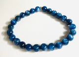 Gemstone Stretch Bracelet-Labradorite, agate, Calcite, Chalcedony Gemstone Stretch Bracelet