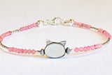 Cat Donation Bracelet/pink