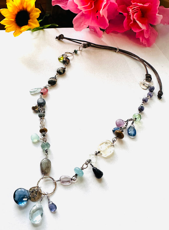 Festival Gemstone Necklace - Janine Design