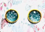 Sparkle Stud Earrings / Affordable Gifts - Janine Design