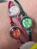 Harry *otter Nylon Bracelets, Fan Bracelets, Inexpensive Gift, Bookworm Bracelet, Wizard Bracelets - Janine Design