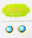 Pretty Pattern Studs/Affordable Earrings, Gift Earrings, Pattern Studs - Janine Design