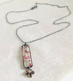 Tourmaline Necklace, Flower Necklace - Janine Design