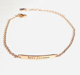 Love Bracelet, Forever Bracelet, Dainty Bracelet, Stacking Bracelet - Janine Design