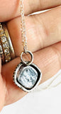 Small Rutilated Quartz Necklace/Gemstone, Rutile Quartz