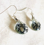 Quartz earrings, Quartz Doublet Earrings - Janine Design