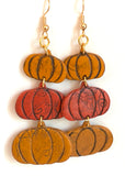 Pumpkin Earrings/Fall Earrings Polymer Clay