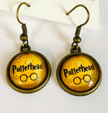 Harry Earrings/ Famous Book Necklace/ Fan Necklace - Janine Design