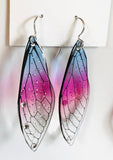 Butterfly Wing Earrings, Resin Wing, Wing Jewelry, Butterfly Earrings