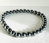 Gemstone Stretch Bracelet-Labradorite, agate, Calcite, Chalcedony Gemstone Stretch Bracelet