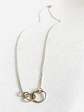 Mini Circle Necklace, Infinity Necklace, Necklace