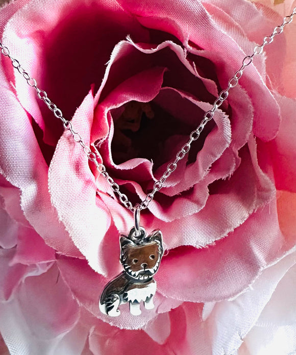 Yorkie Doggie Necklace, Yorkie Lover Necklace, Pure Breed