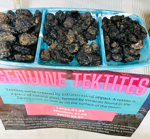 Tektite Stones. Genuine Loose Tektite Stones, Asteroid Glass - Janine Design