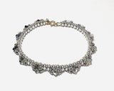 Woven Bangle Bracelets, Crystals Woven Bangle - Janine Design