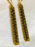 Gemstone Earrings, Glitter Stixx, Gemstone Sparkle Bar Earrings - Janine Design