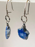 Lapis Star Earrings/Lapis Earrings, Celestial Star Earrings, Blue Star Earrings, Star Earrings - Janine Design