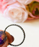 Twist Ring SS, size 8.75 - Janine Design