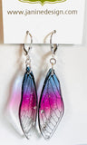Butterfly Wing Earrings, Resin Wing, Wing Jewelry, Butterfly Earrings - Janine Design