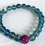 Mermaid bead Bracelets-Glowy Bead bracelets-Beach Bracelets - Janine Design