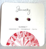 Birthstone Studs, Silver Studs, Genuine Gemstone Studs, birthday Gifts