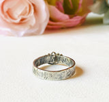 Lotus Ring, Size 10 Ring, Flower Ring, Ring Band, Silver Ring, Stacking Ring - Janine Design
