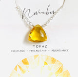 Gemstone Necklace, Birthstone Necklace, Crystal Necklace, Assorted Gemstone Necklaces - Janine Design