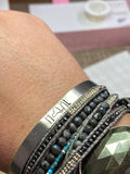 Home Cuff bracelets, State cuff bracelets, Massachusetts - Janine Design