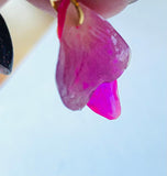 Petal Power Earrings, Real Flower Earrings - Janine Design