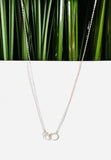 Mini Circle Necklace, Infinity Necklace, Necklace