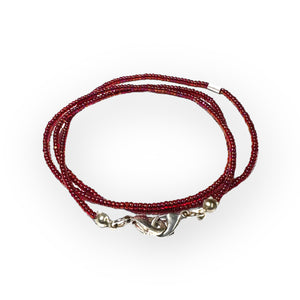 Assorted Mask Necklaces/leather and Silk/beaded gold mask