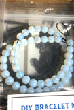 Single Wrap Bracelet Kit-DIY kit, Gemstone Bracelet Beading Kit, Beading Kit , DIY - Janine Design