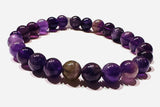 Gemstone Stretch Bracelet-Labradorite, agate, Calcite, Chalcedony Gemstone Stretch Bracelet
