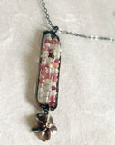 Tourmaline Necklace, Flower Necklace - Janine Design