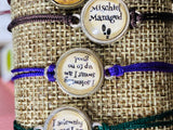 Harry *otter Nylon Bracelets, Fan Bracelets, Inexpensive Gift, Bookworm Bracelet, Wizard Bracelets - Janine Design