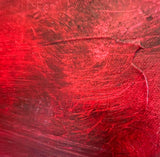 Oil Painting on Canvas “Sandstorm” - super close up of brush strokes